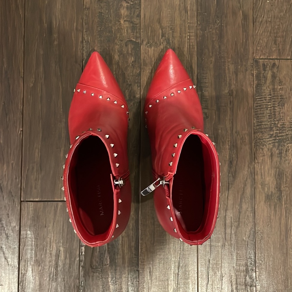 Marc Fisher Rica Dark Red Leather - Picture 4 of 5